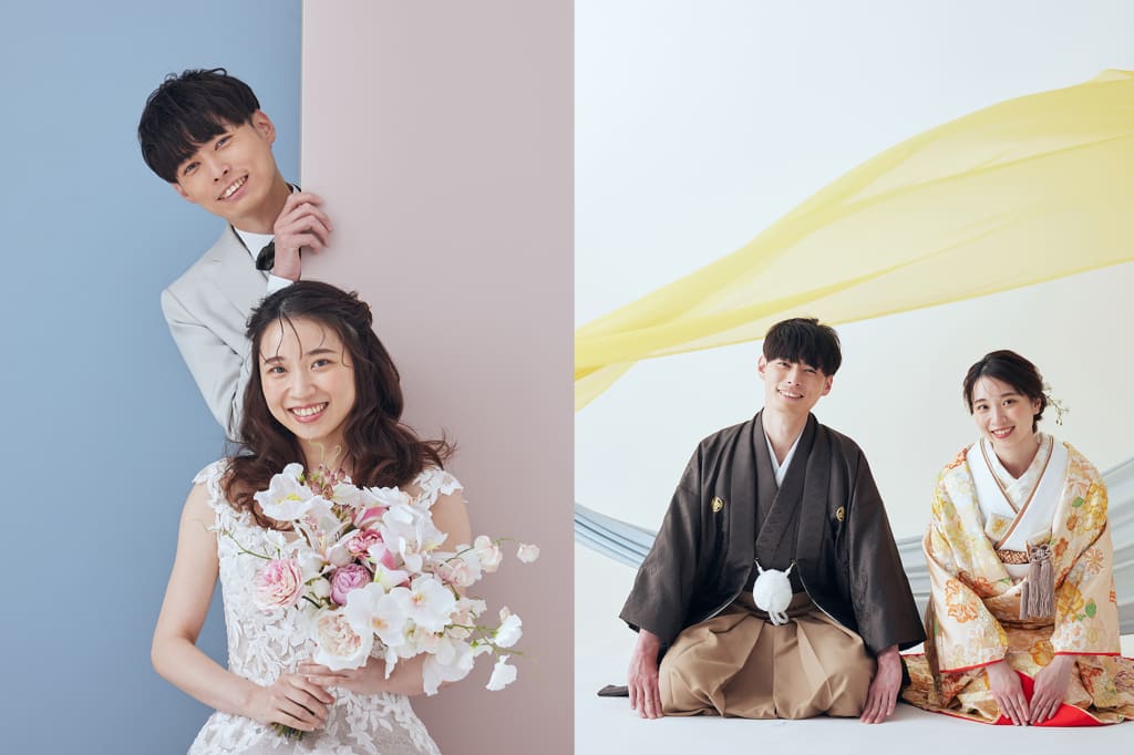 【横浜駅前店】和装＋洋装ハウススタジオプラン | フォトウェディング・前撮り・結婚写真