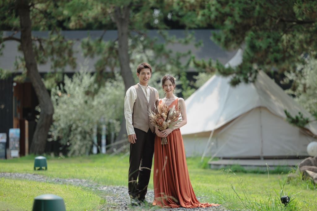 グランピングウエディングフォトプラン | スタジオAQUA 浅草店 | フォトウェディング・前撮り・結婚写真