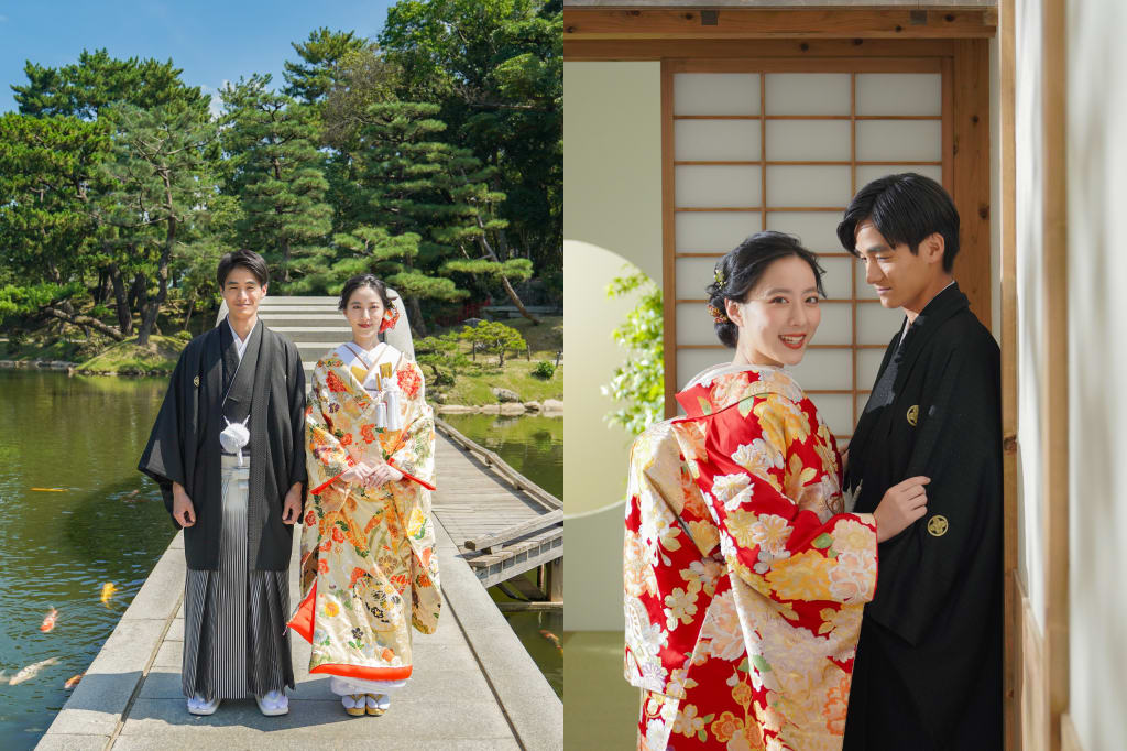縮景園ロケーション＋屋内庭園スタジオプラン | フォトウェディング・前撮り・結婚写真