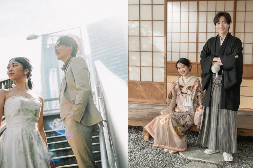 渋谷ストリートロケーション+屋内庭園スタジオ【350カット】プラン | フォトウェディング・前撮り・結婚写真