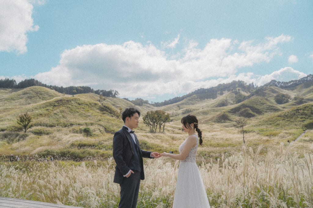 砥峰高原（ノルウェイの森）ロケーションプラン | フォトウェディング・前撮り・結婚写真