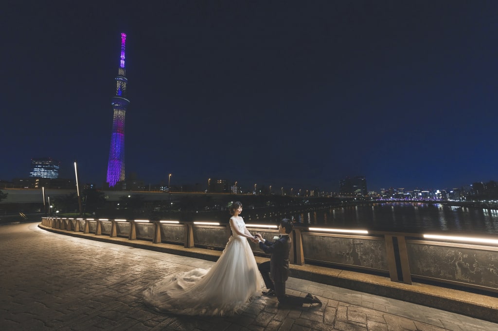 浅草周遊夜景ロケーションプラン | フォトウェディング・前撮り・結婚写真