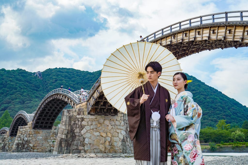 錦帯橋/城下町ロケーションプラン | フォトウェディング・前撮り・結婚写真