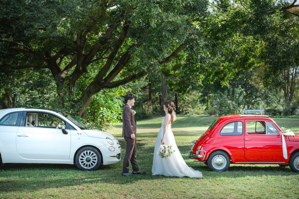【愛車との撮影OK】秋ヶ瀬公園ロケーションプラン | フォトウェディング・前撮り・結婚写真