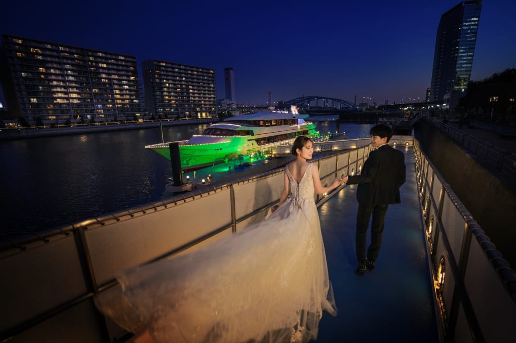 東京湾クルーズロケーションプラン | フォトウェディング・前撮り・結婚写真