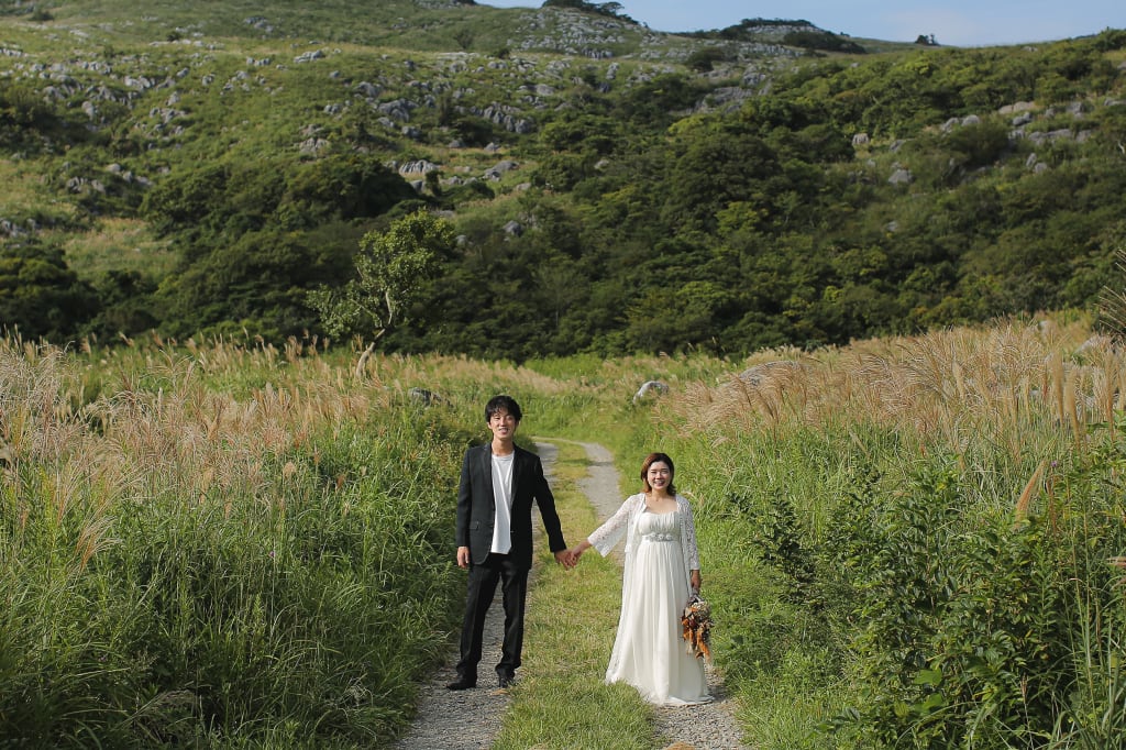 平尾台(北九州)ロケーションプラン | フォトウェディング・前撮り・結婚写真