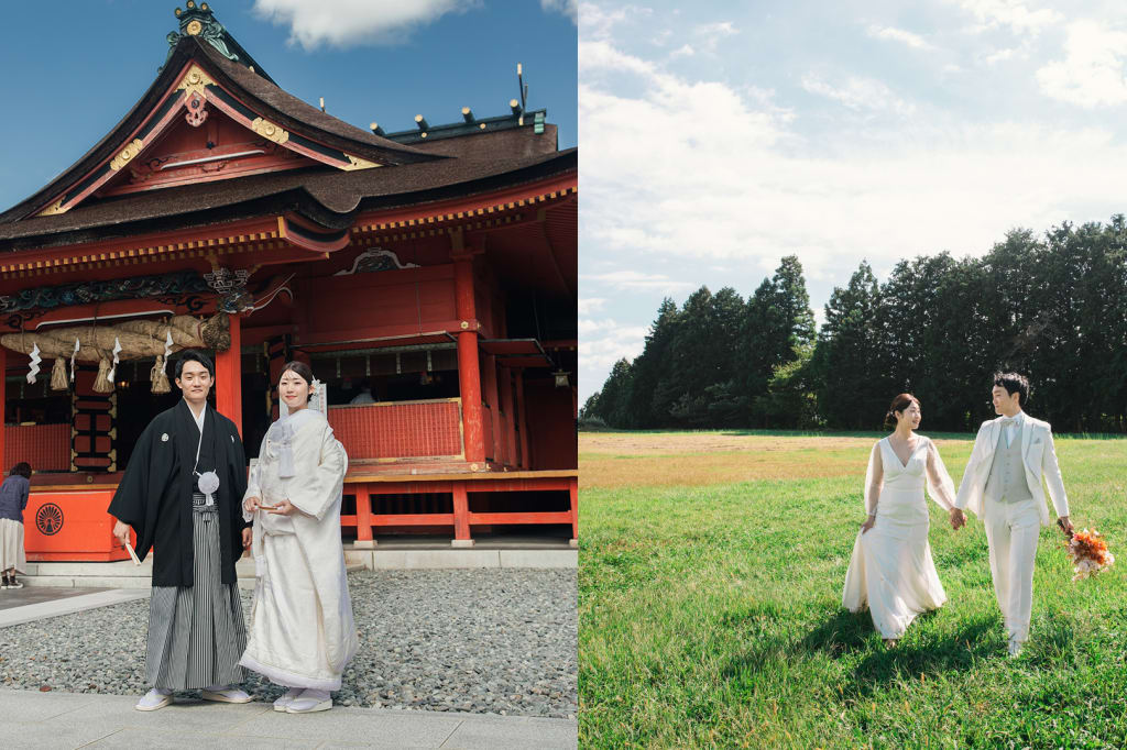 和装+洋装 富士ロケーションプラン | フォトウェディング・前撮り・結婚写真