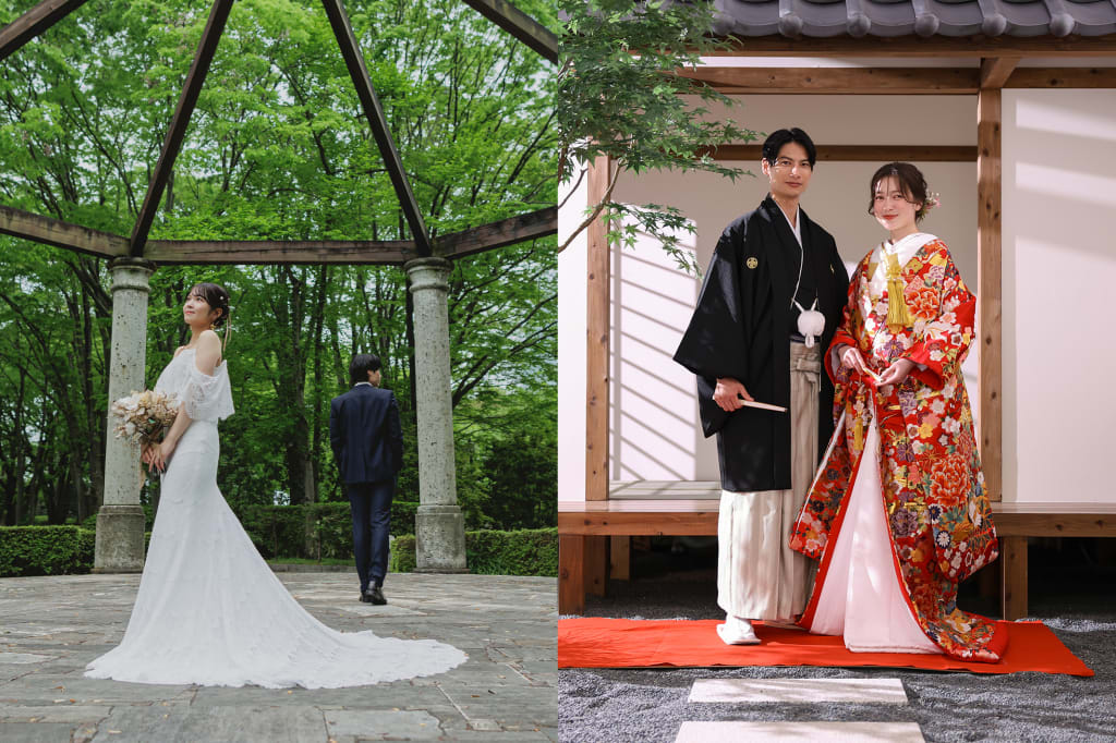栃木県中央公園ロケーション（洋装）+屋内庭園スタジオ（350カット）プラン | フォトウェディング・前撮り・結婚写真