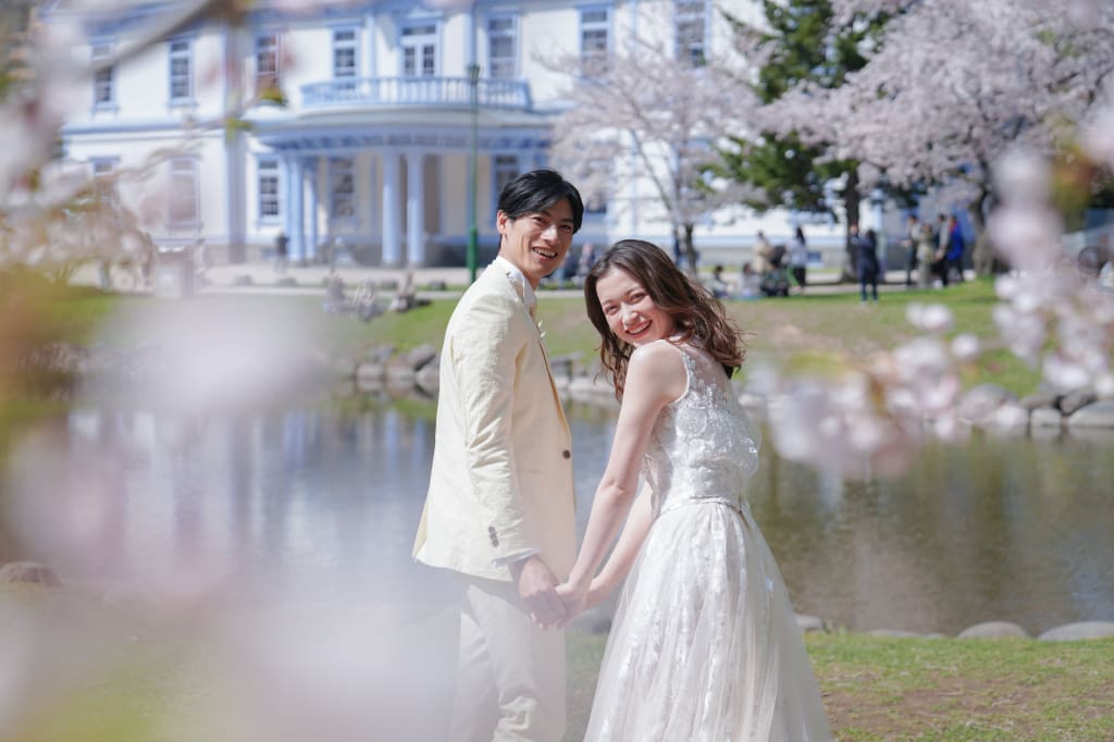 中島公園洋装ロケーションプラン | フォトウェディング・前撮り・結婚写真