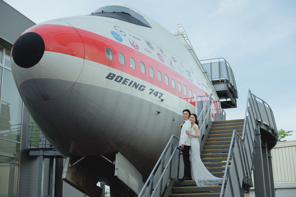 航空科学博物館ロケーションプラン | フォトウェディング・前撮り・結婚写真