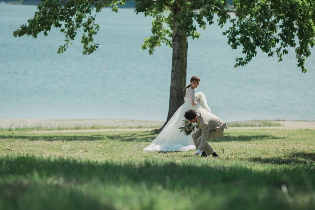 かなやま湖ラベンダー＋もう一箇所プラン | フォトウェディング・前撮り・結婚写真