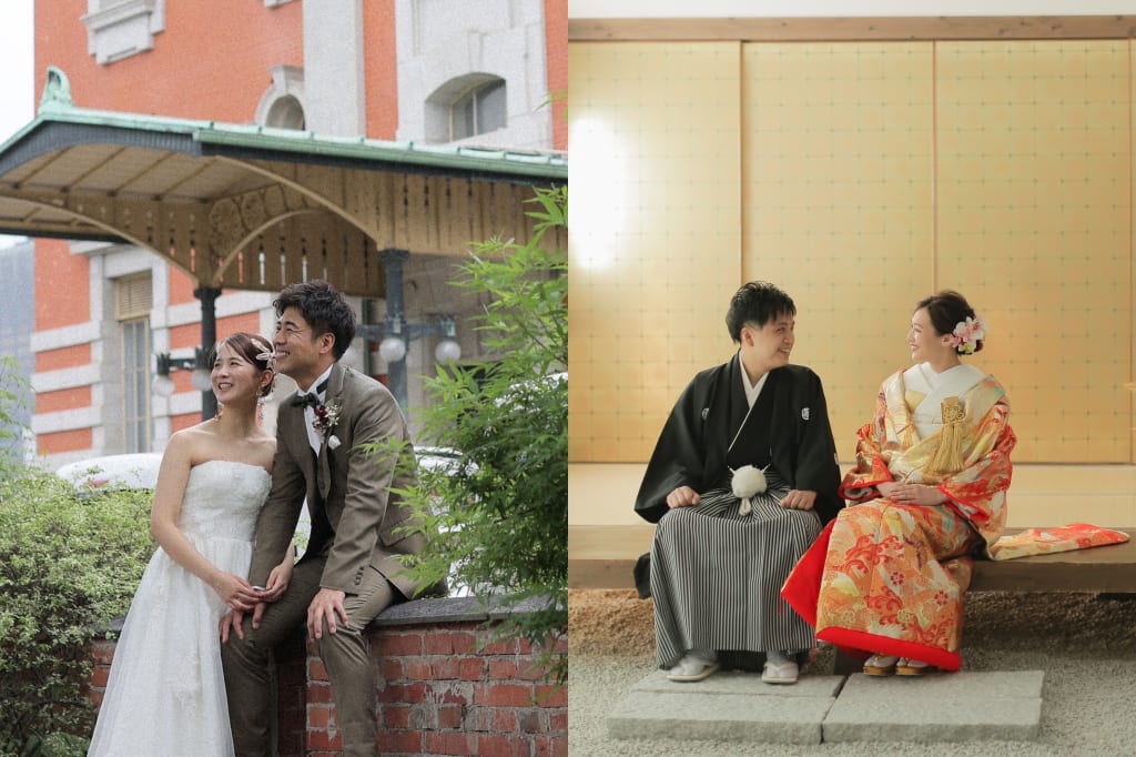 中之島公園ロケーション＋屋内庭園スタジオプラン | フォトウェディング・前撮り・結婚写真