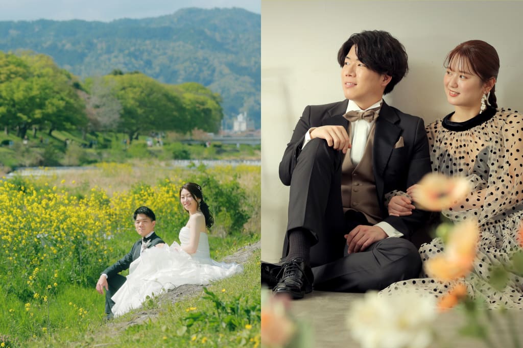 鴨川ロケーション＋洋装ハウススタジオプラン | フォトウェディング・前撮り・結婚写真