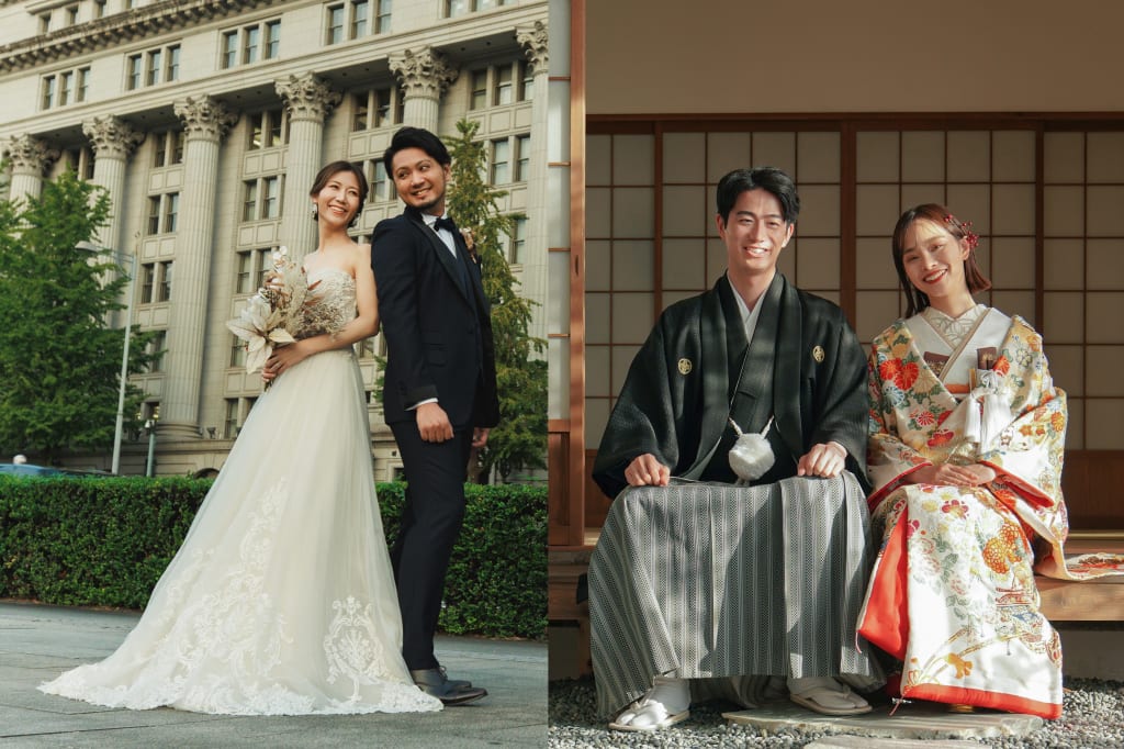 東京周遊ロケーション+和装屋内庭園スタジオプラン | フォトウェディング・前撮り・結婚写真