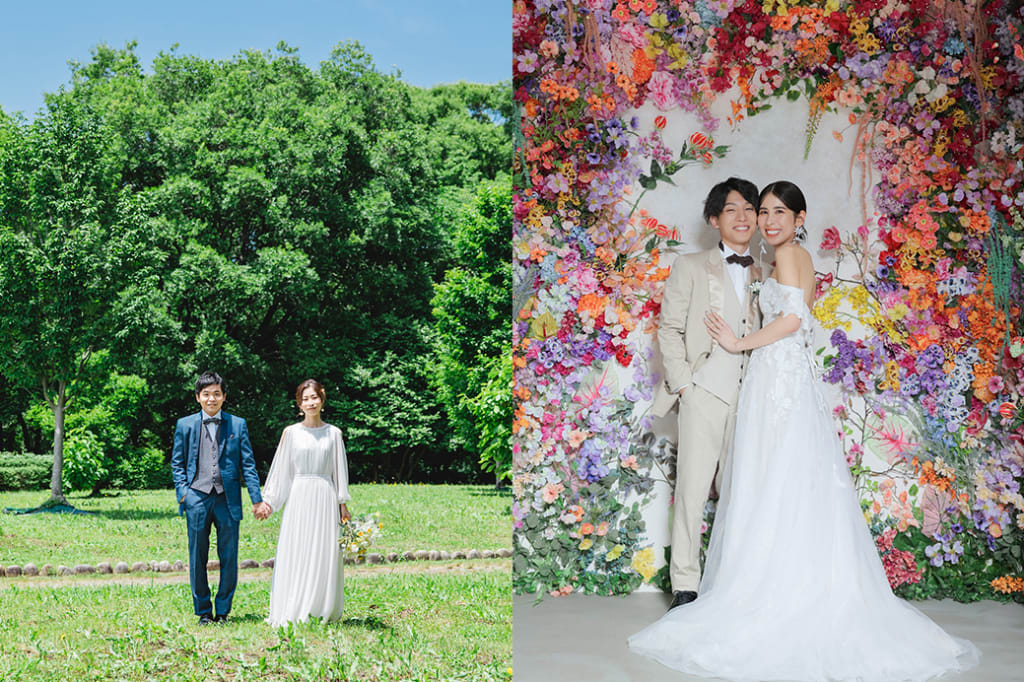 庄内緑地ロケーション＋洋装ハウススタジオプラン | フォトウェディング・前撮り・結婚写真