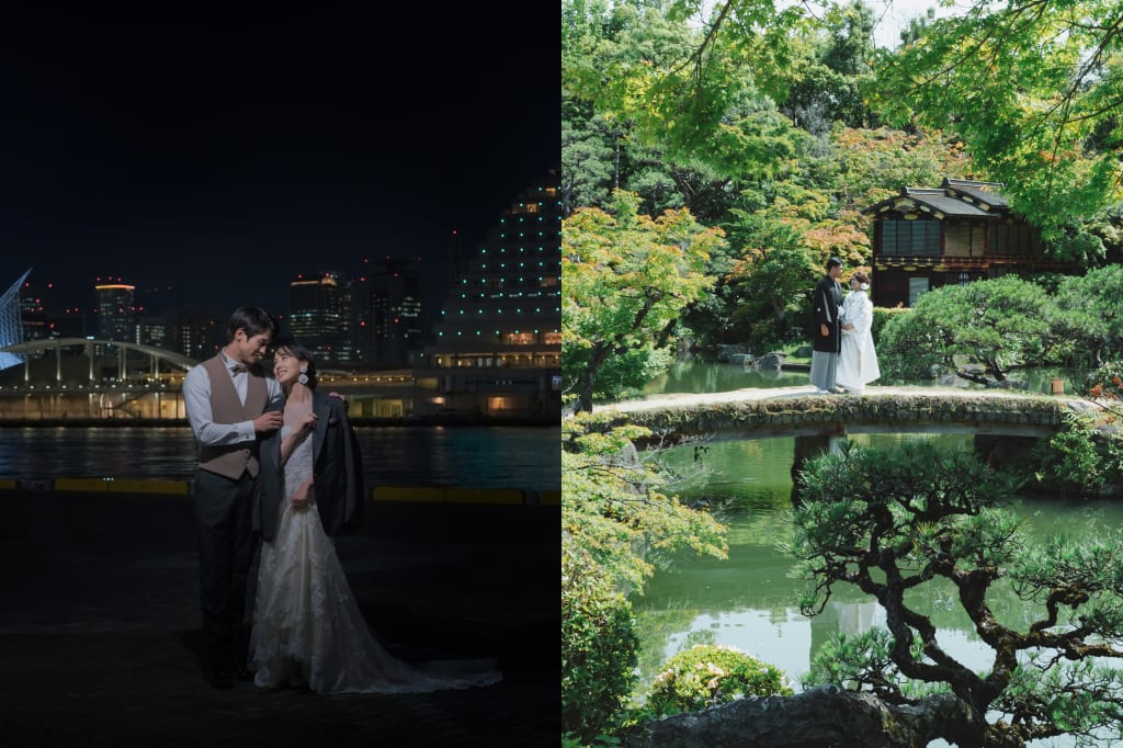 和装＋洋装ロケーションプラン | フォトウェディング・前撮り・結婚写真