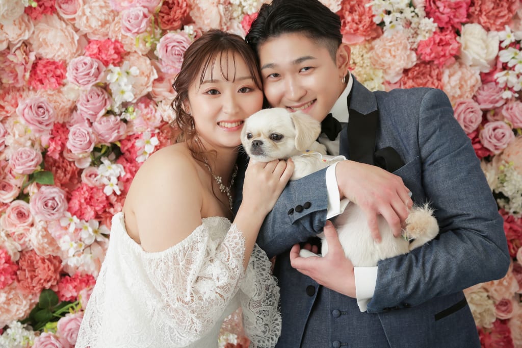 "ペットと一緒に"ウェディングフォトプラン | フォトウェディング・前撮り・結婚写真