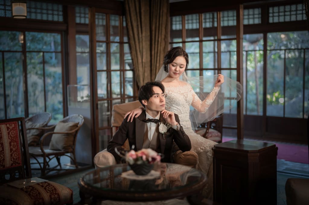 旧安田楠雄邸庭園ロケーションプラン | フォトウェディング・前撮り・結婚写真