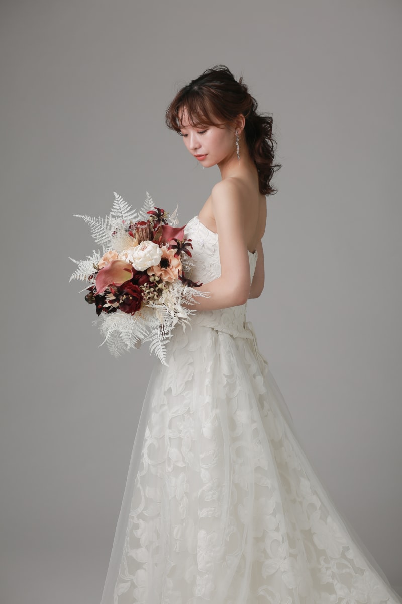 ［カラー&サイズオーダー可能］リネンドレス 前撮り 結婚式 麻 ウェディング 1万円台からのウエディングドレス♪オーダーメイド、二次会、前