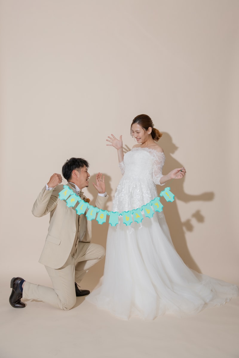 新たに誕生するbabyへのフォトギフトはいかがでしょうか マタニティフォト スタジオaqua 表参道渋谷店 前撮り フォトウェディング
