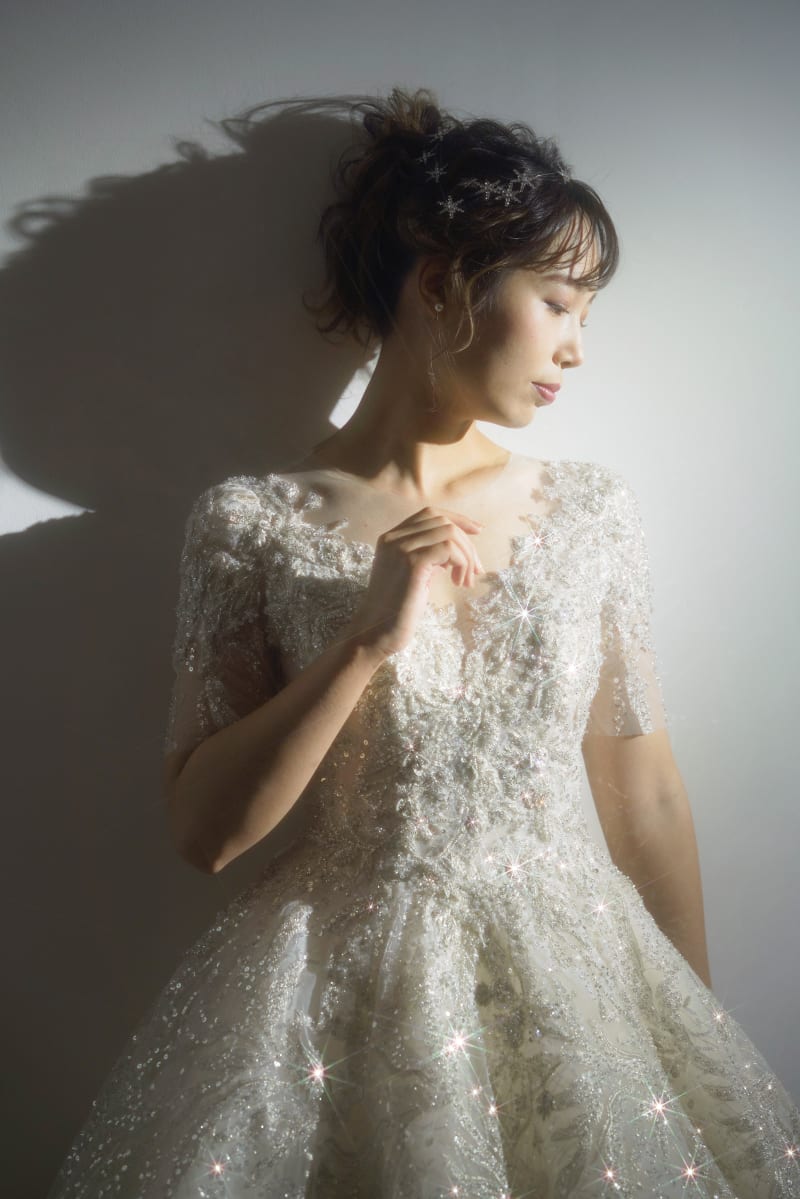 ウェディングドレス　韓国　ドレス　前撮り　フォト　結婚式　ロケーションフォト ⭅𝙱𝙴𝚁𝙴𝙻 𝚃𝙾𝙺𝚈𝙾⭆ DRESS: P-2 PHOTO: @takahashi.berel