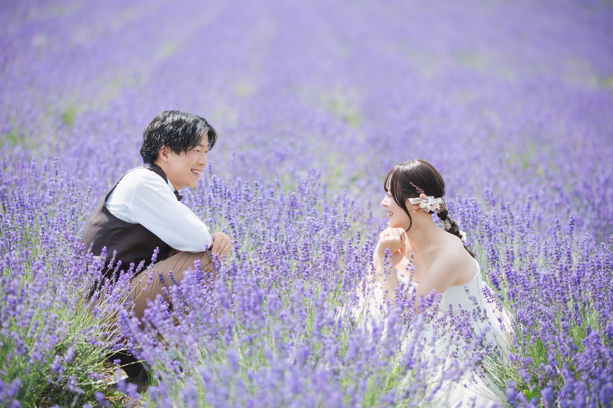 かなやま湖プラン | スタジオSOLA 美瑛店 | フォトウェディング・前撮り・結婚写真