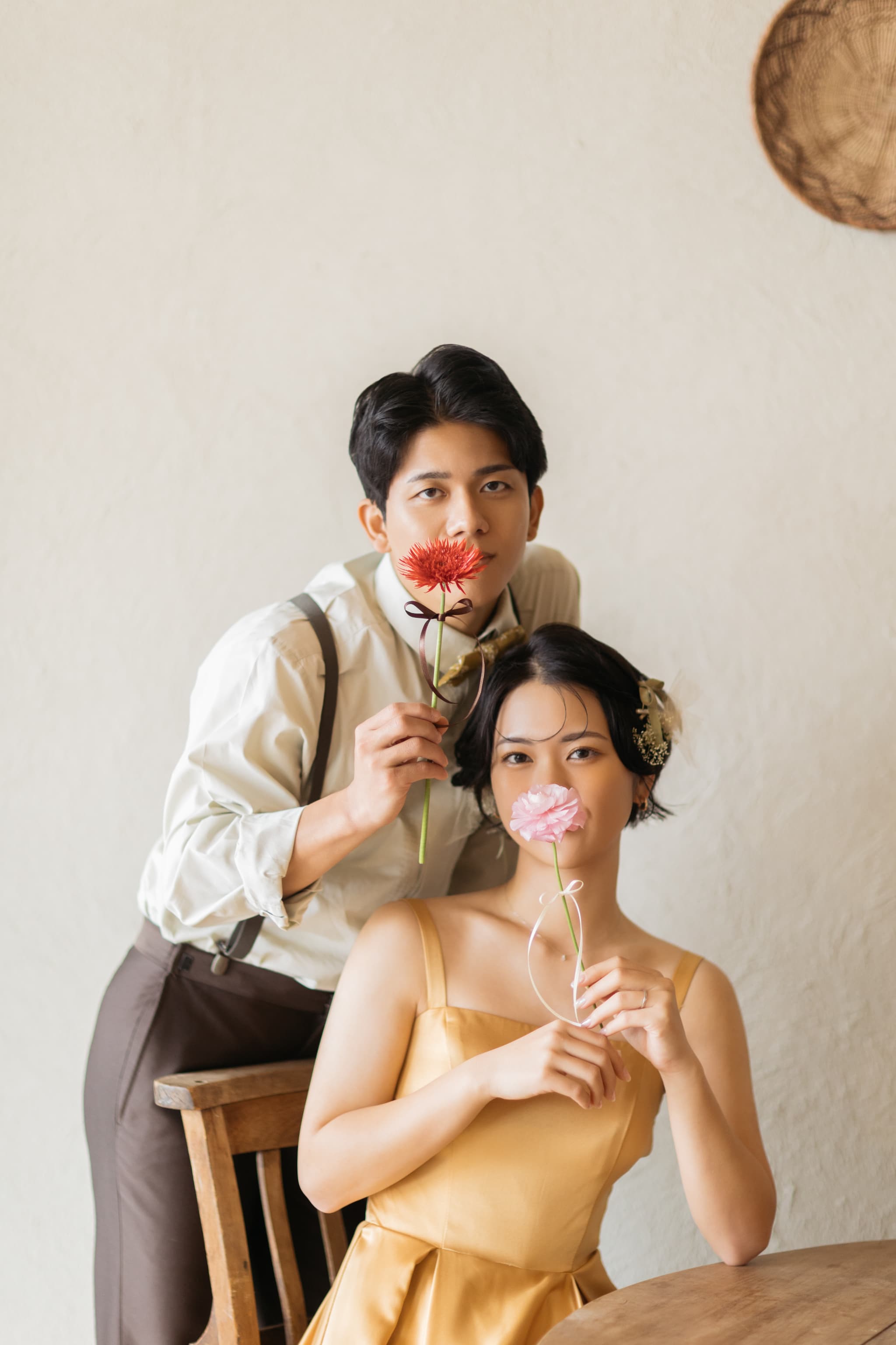 ビーチ＋Flower studioプラン | スタジオSUNS | フォトウェディング・前撮り・結婚写真