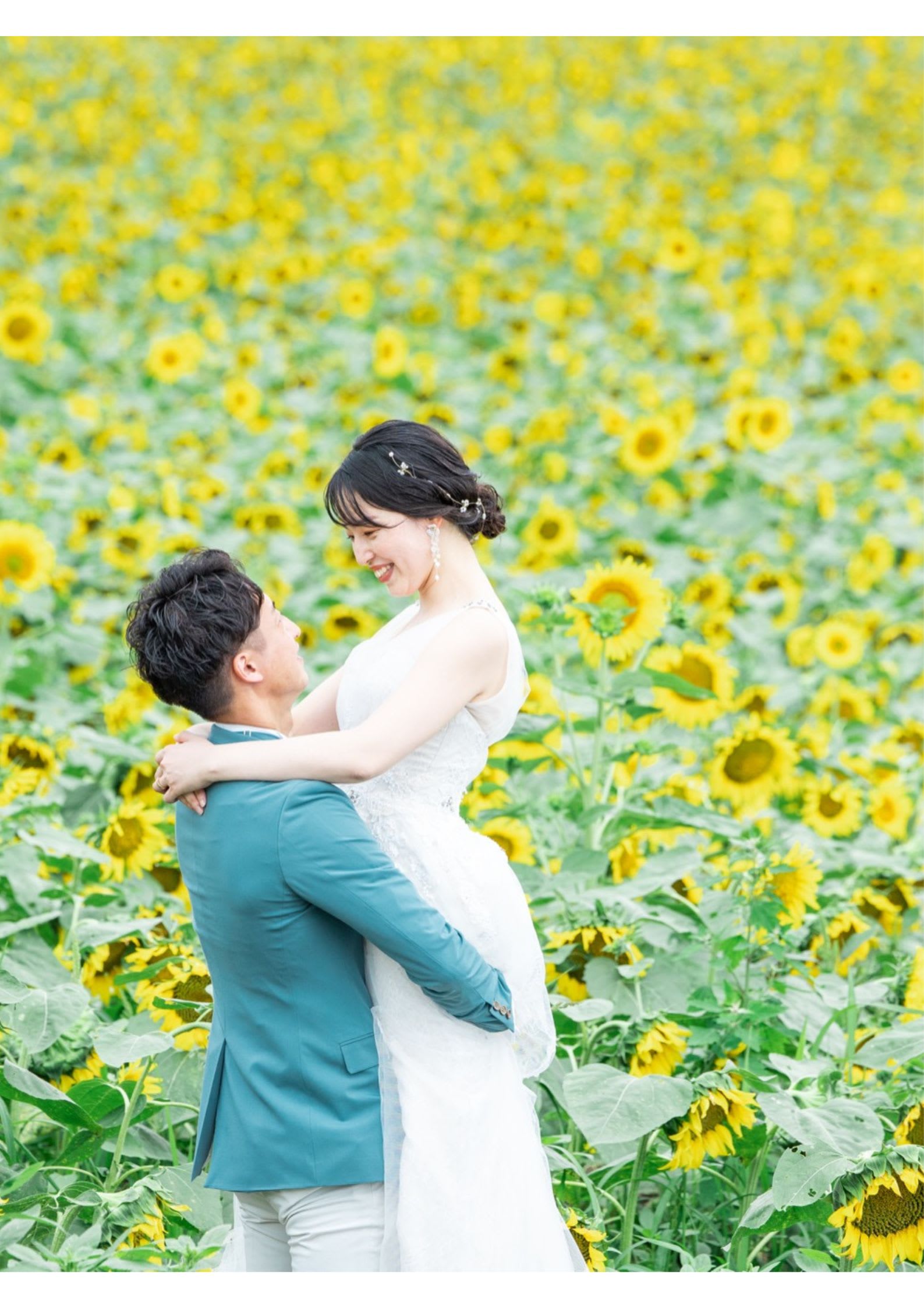 北竜町ひまわりロケーションプラン | スタジオSOLA 美瑛店 | フォトウェディング・前撮り・結婚写真