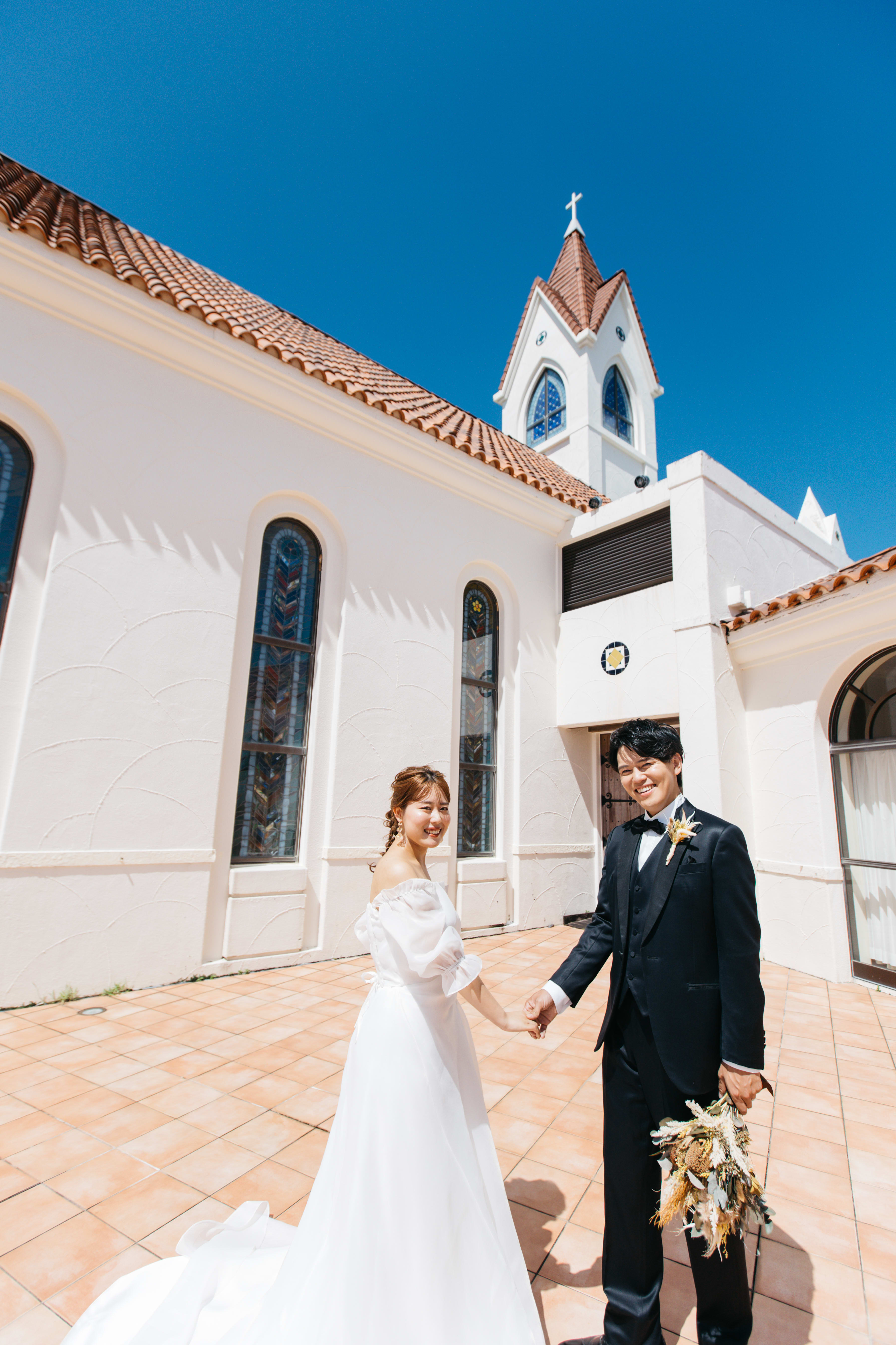 グローリーチャペル＋ビーチプラン | スタジオSUNS | フォトウェディング・前撮り・結婚写真