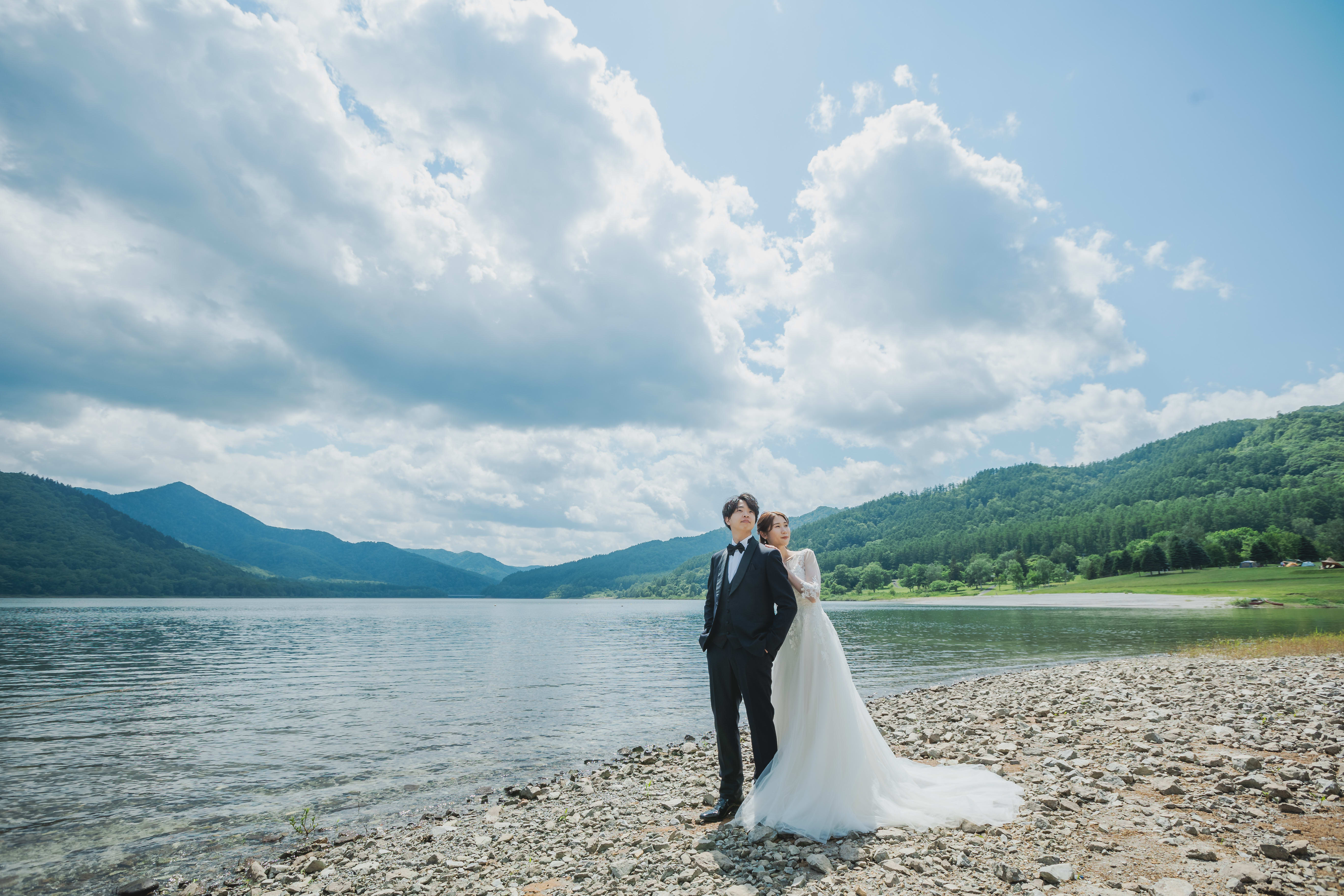 かなやま湖＋もう一箇所プラン | スタジオSOLA 美瑛店 | フォトウェディング・前撮り・結婚写真