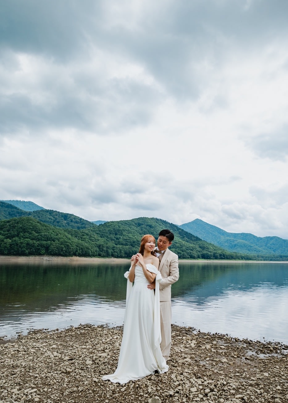 かなやま湖プラン | スタジオSOLA 美瑛店 | フォトウェディング・前撮り・結婚写真