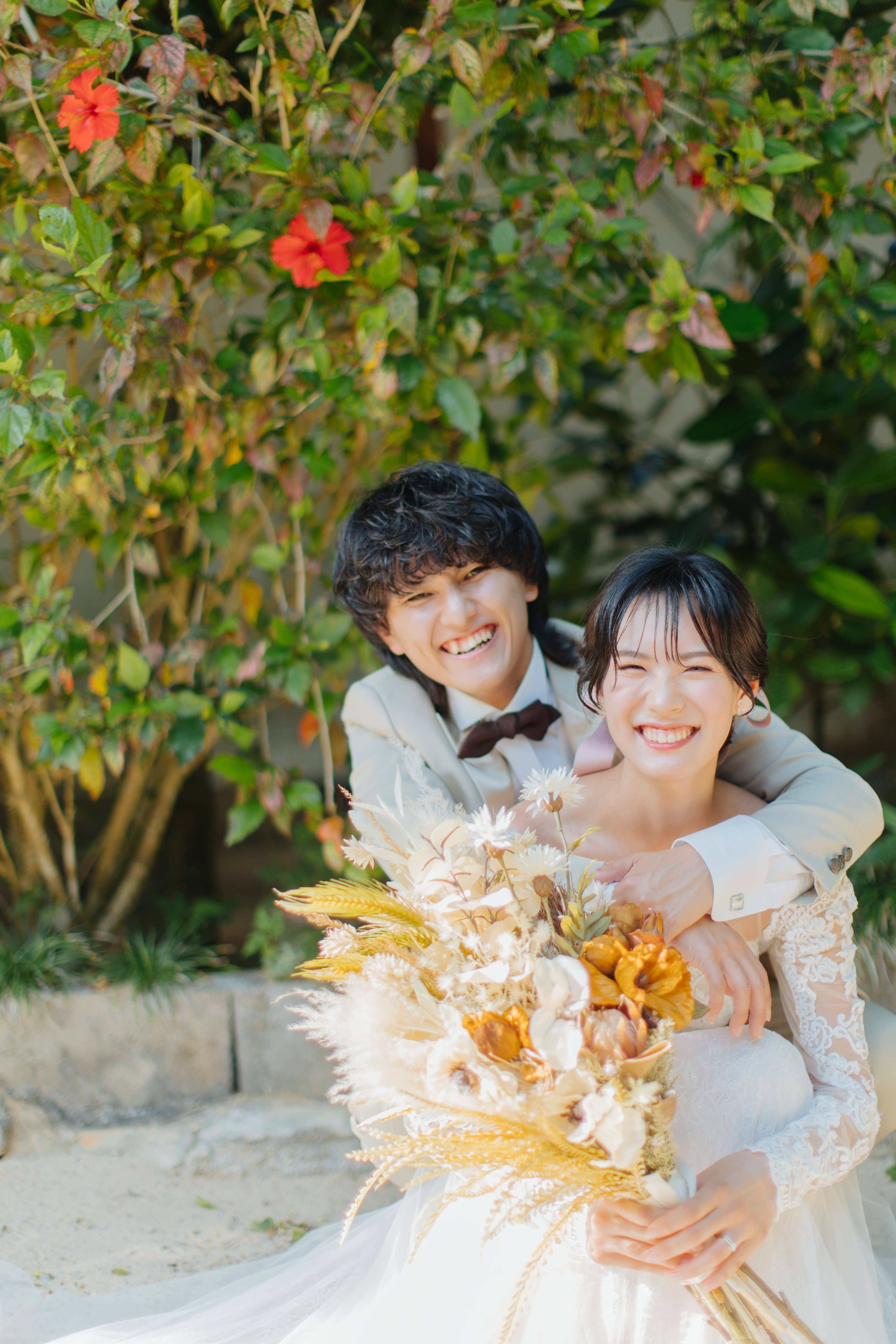 北部ビーチ＋フクギ並木＋今帰仁城跡プラン | スタジオSUNS | フォトウェディング・前撮り・結婚写真