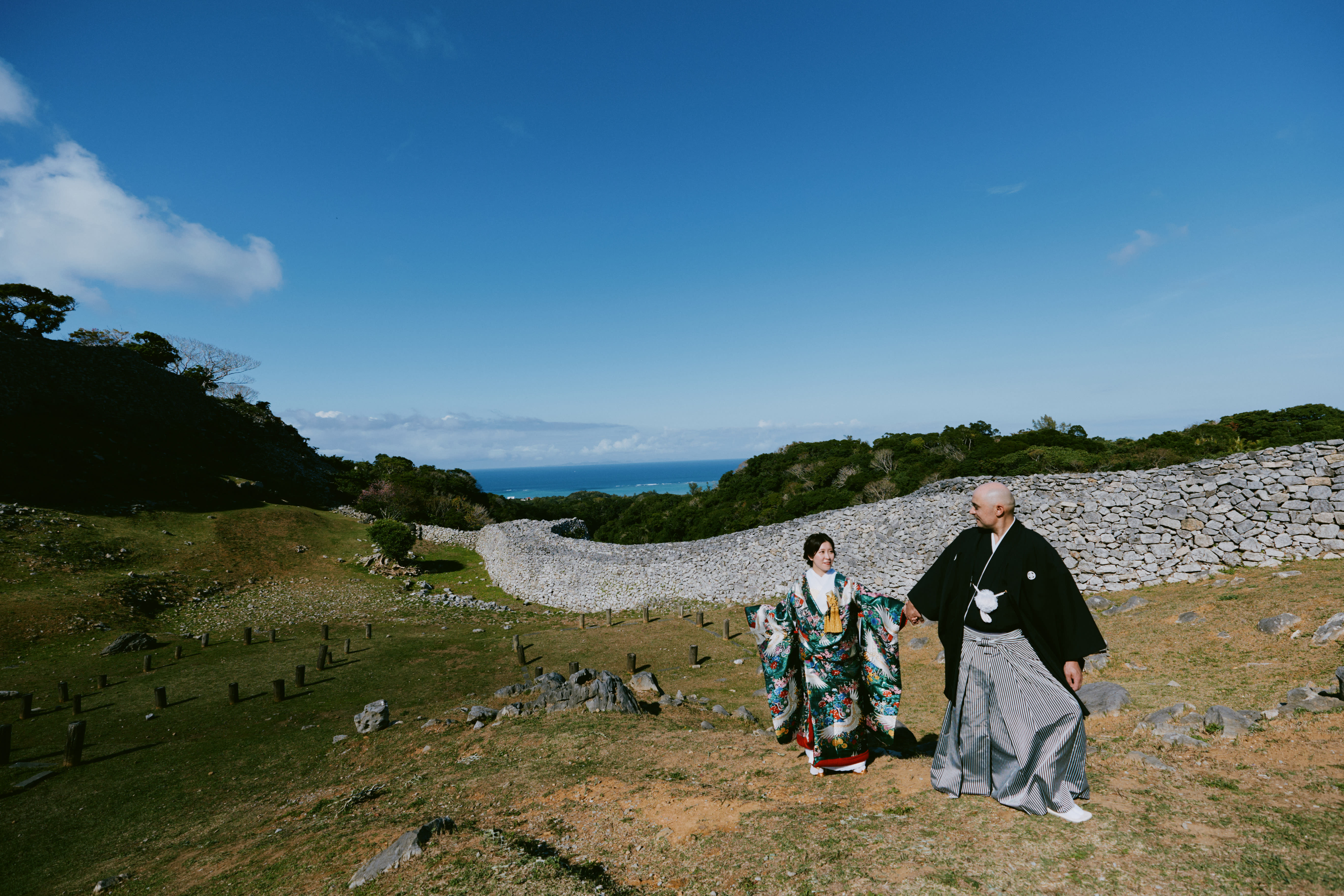 北部ビーチ＋フクギ並木＋今帰仁城跡プラン | スタジオSUNS | フォトウェディング・前撮り・結婚写真
