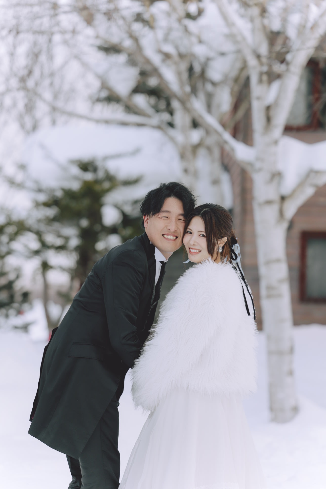 （冬季限定）チャペル＋動物スノーロケプラン | スタジオSOLA 美瑛店 | フォトウェディング・前撮り・結婚写真