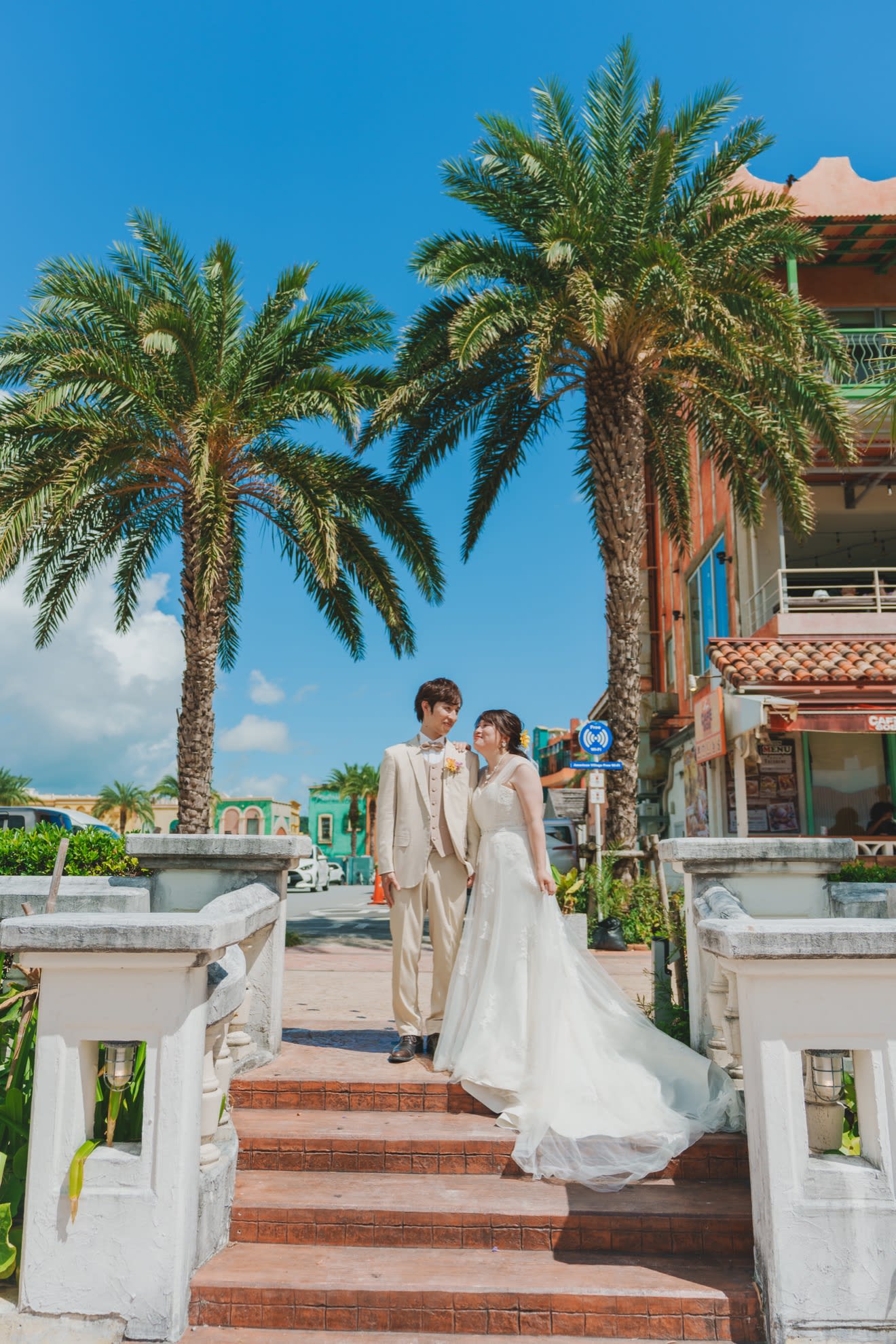 ビーチ＋アメリカンビレッジプラン | スタジオSUNS | フォトウェディング・前撮り・結婚写真