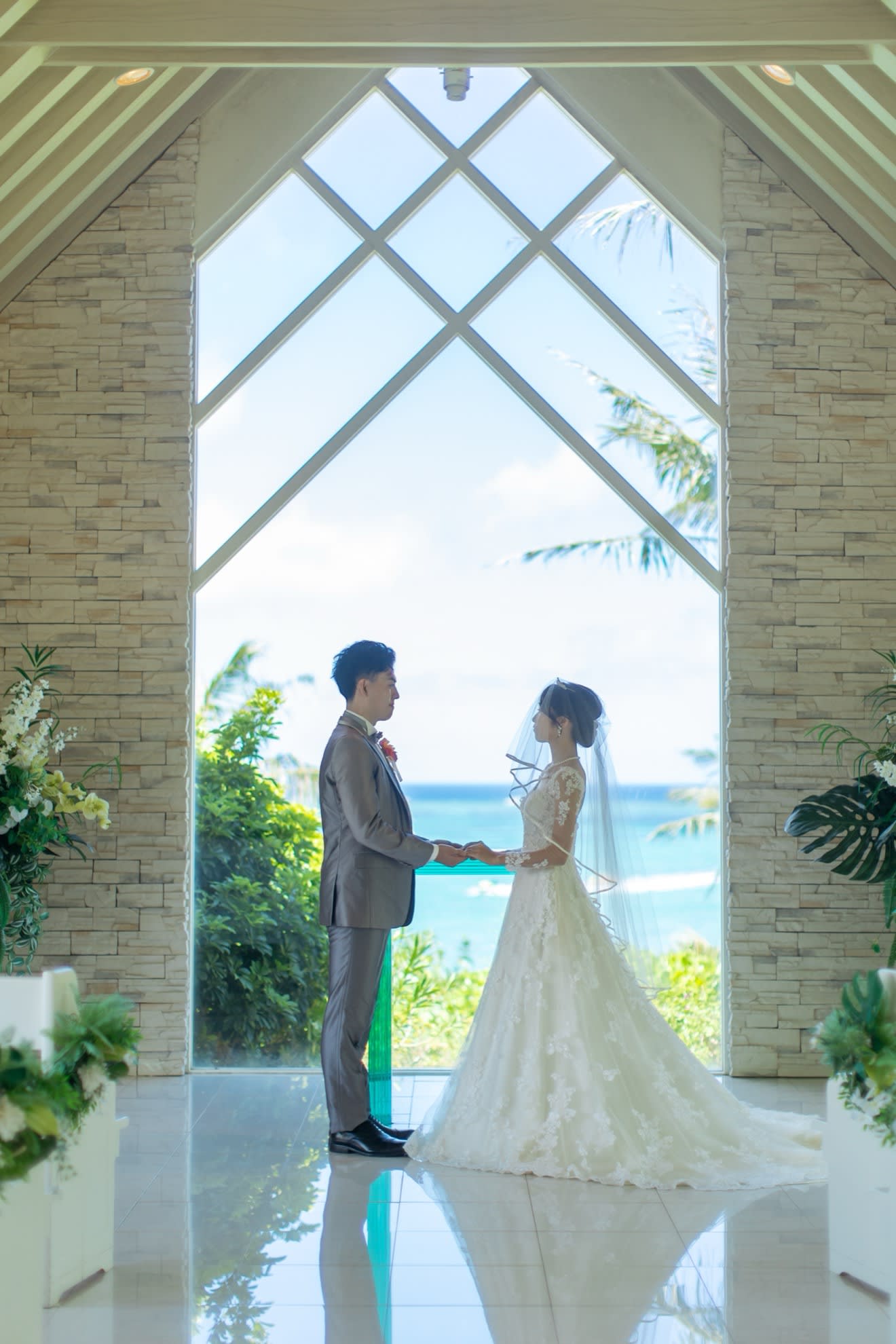 中部チャペル＋ビーチプラン | スタジオSUNS | フォトウェディング・前撮り・結婚写真
