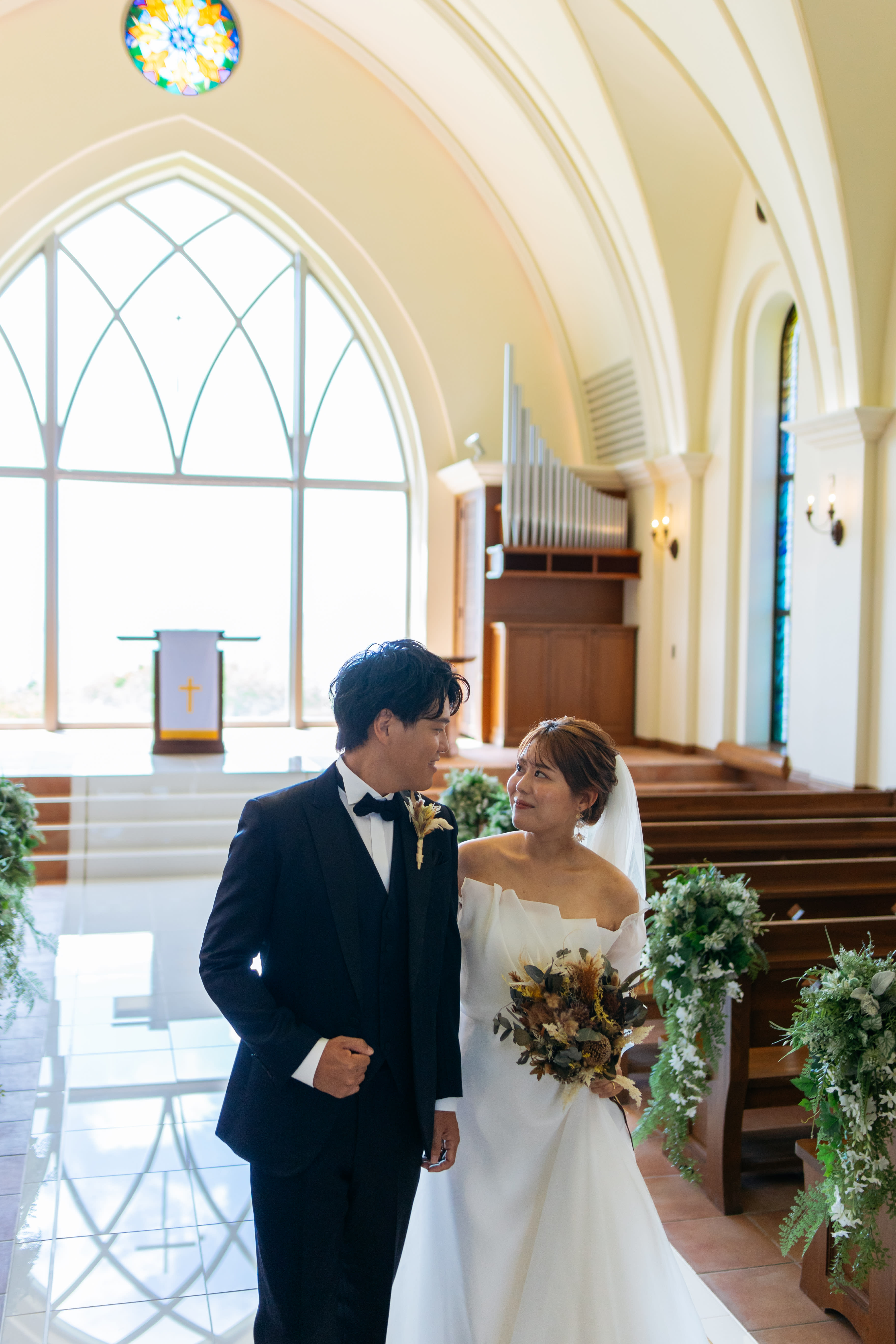 中部チャペル＋ビーチプラン | スタジオSUNS | フォトウェディング・前撮り・結婚写真