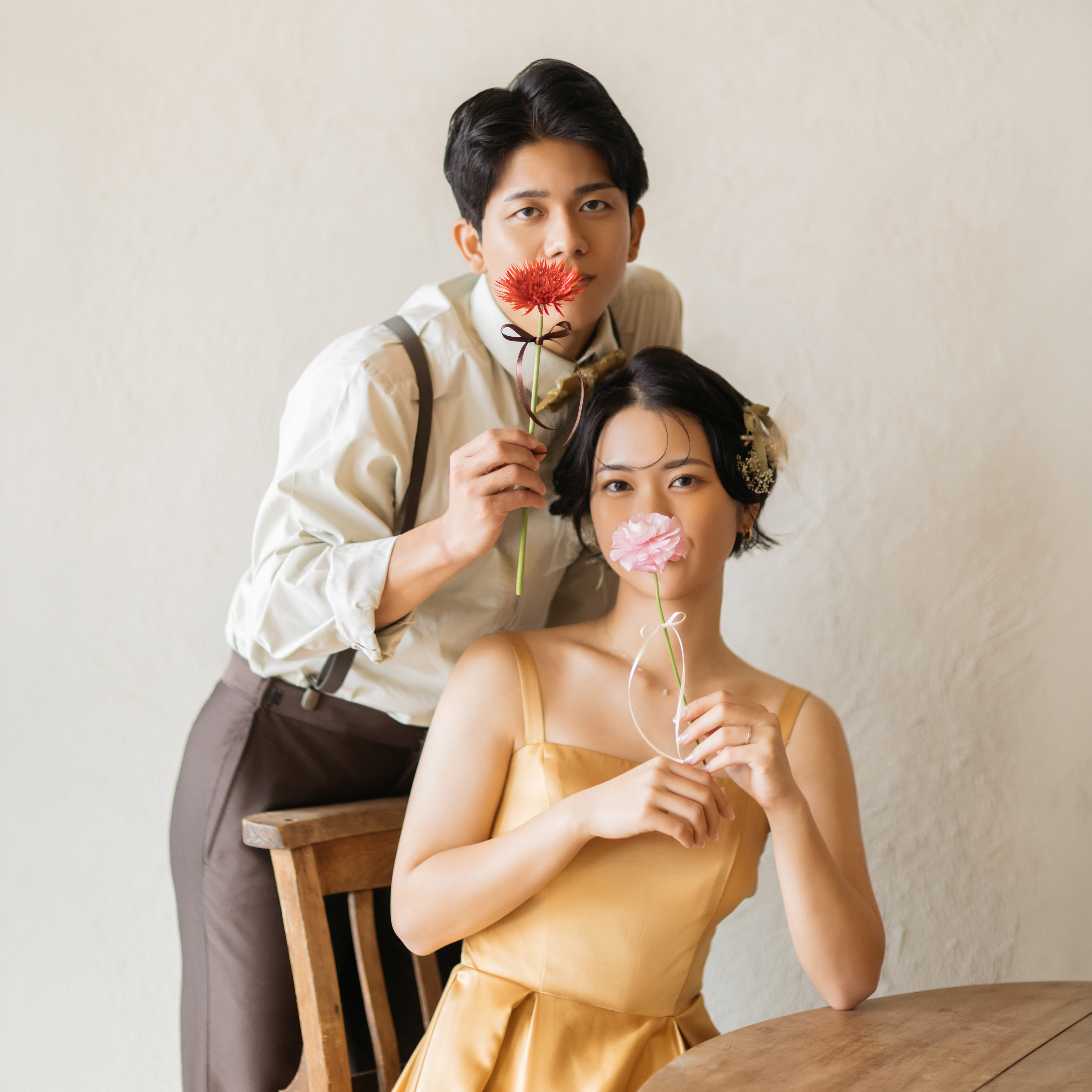 ビーチ＋Flower studioプラン | スタジオSUNS | フォトウェディング・前撮り・結婚写真
