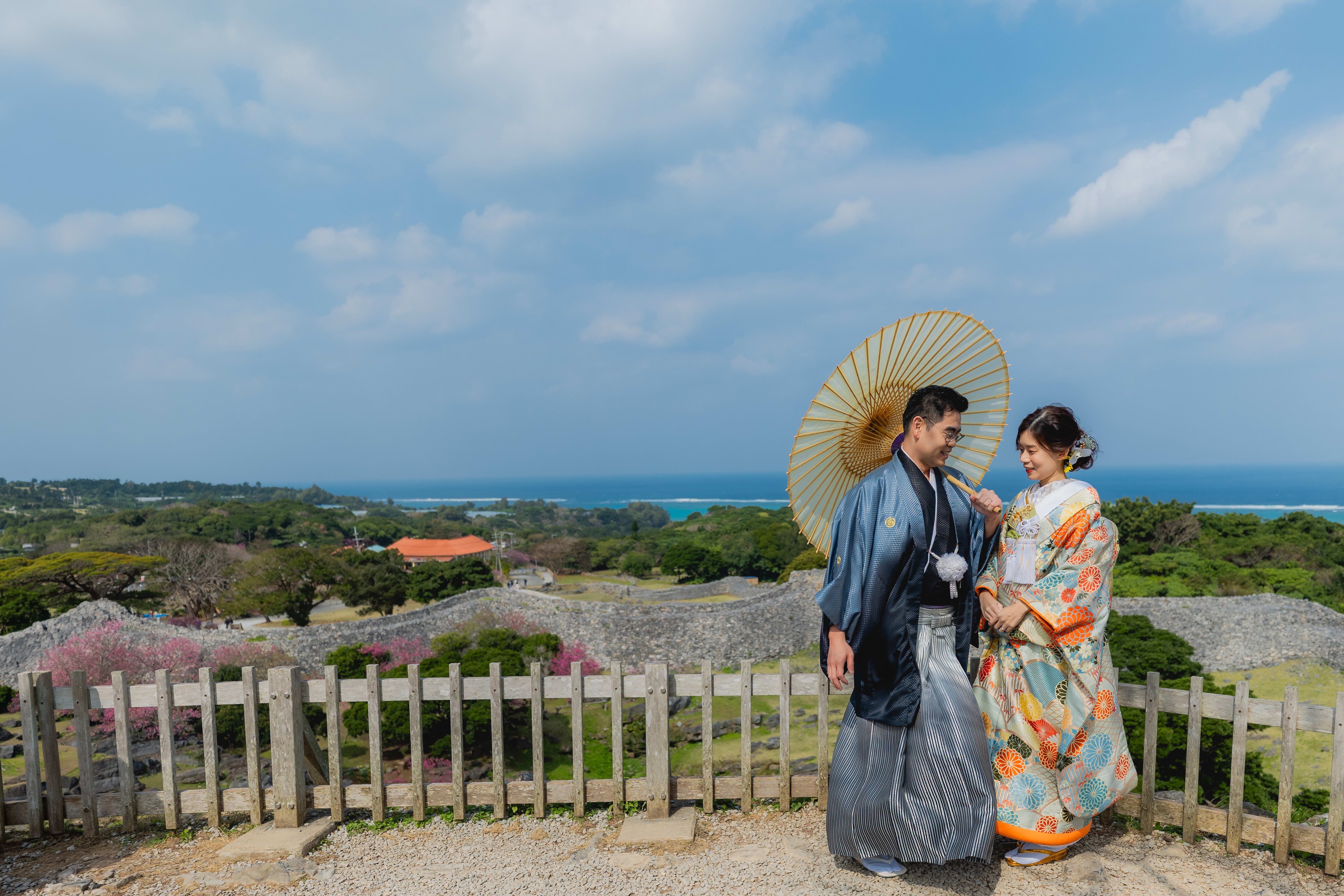 北部ビーチ＋フクギ並木＋今帰仁城跡プラン | スタジオSUNS | フォトウェディング・前撮り・結婚写真
