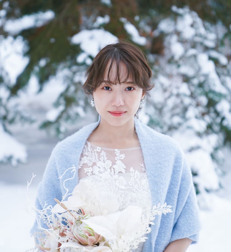 (冬季限定)チャペル&ガーデンプラン | スタジオSOLA 美瑛店 | フォトウェディング・前撮り・結婚写真