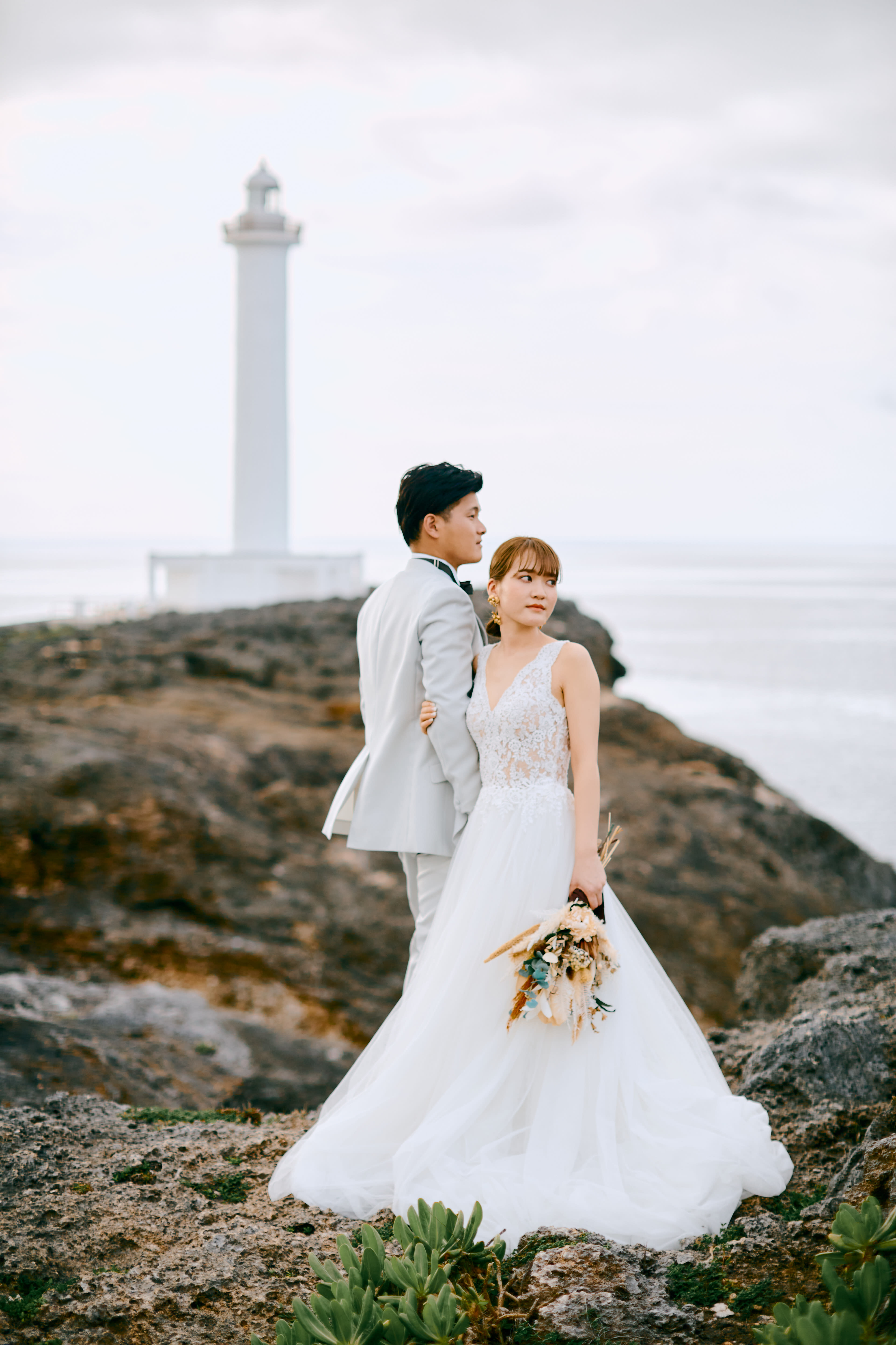 残波岬＋ビーチプラン | スタジオSUNS | フォトウェディング・前撮り・結婚写真