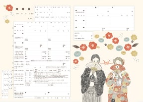 和装でご挨拶 扇子ver.