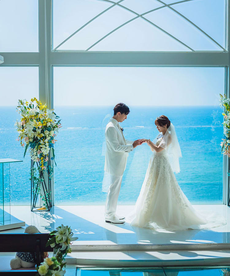 中部チャペル＋ビーチプラン | スタジオSUNS | フォトウェディング・前撮り・結婚写真