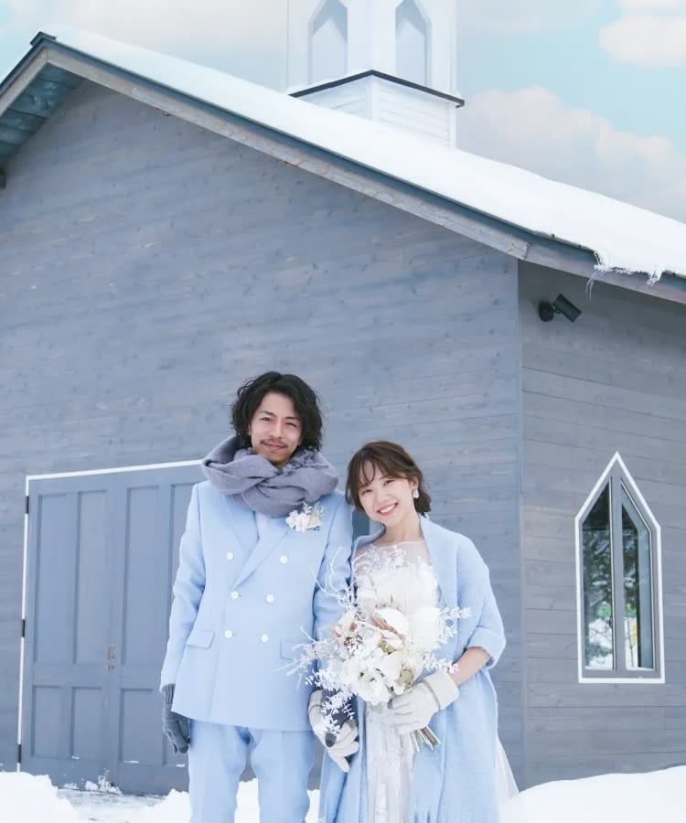 (冬季限定)チャペル&ガーデンプラン | スタジオSOLA 美瑛店 | フォトウェディング・前撮り・結婚写真