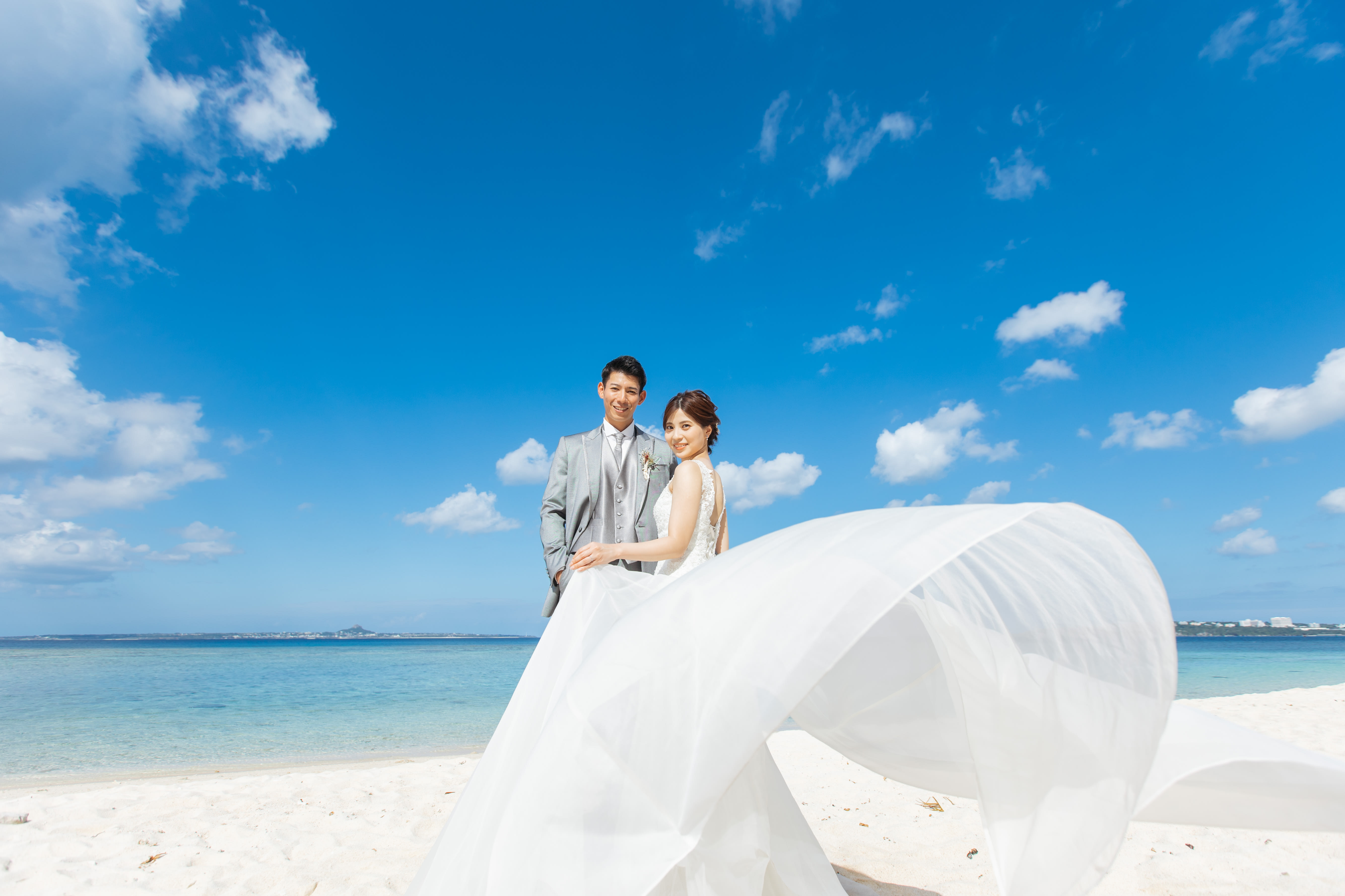 北部ビーチフォトプラン | スタジオSUNS | フォトウェディング・前撮り・結婚写真