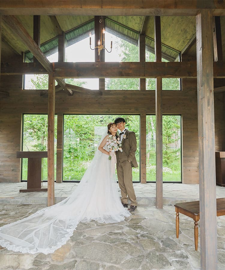 チャペル＆ガーデンプラン | スタジオSOLA 美瑛店 | フォトウェディング・前撮り・結婚写真