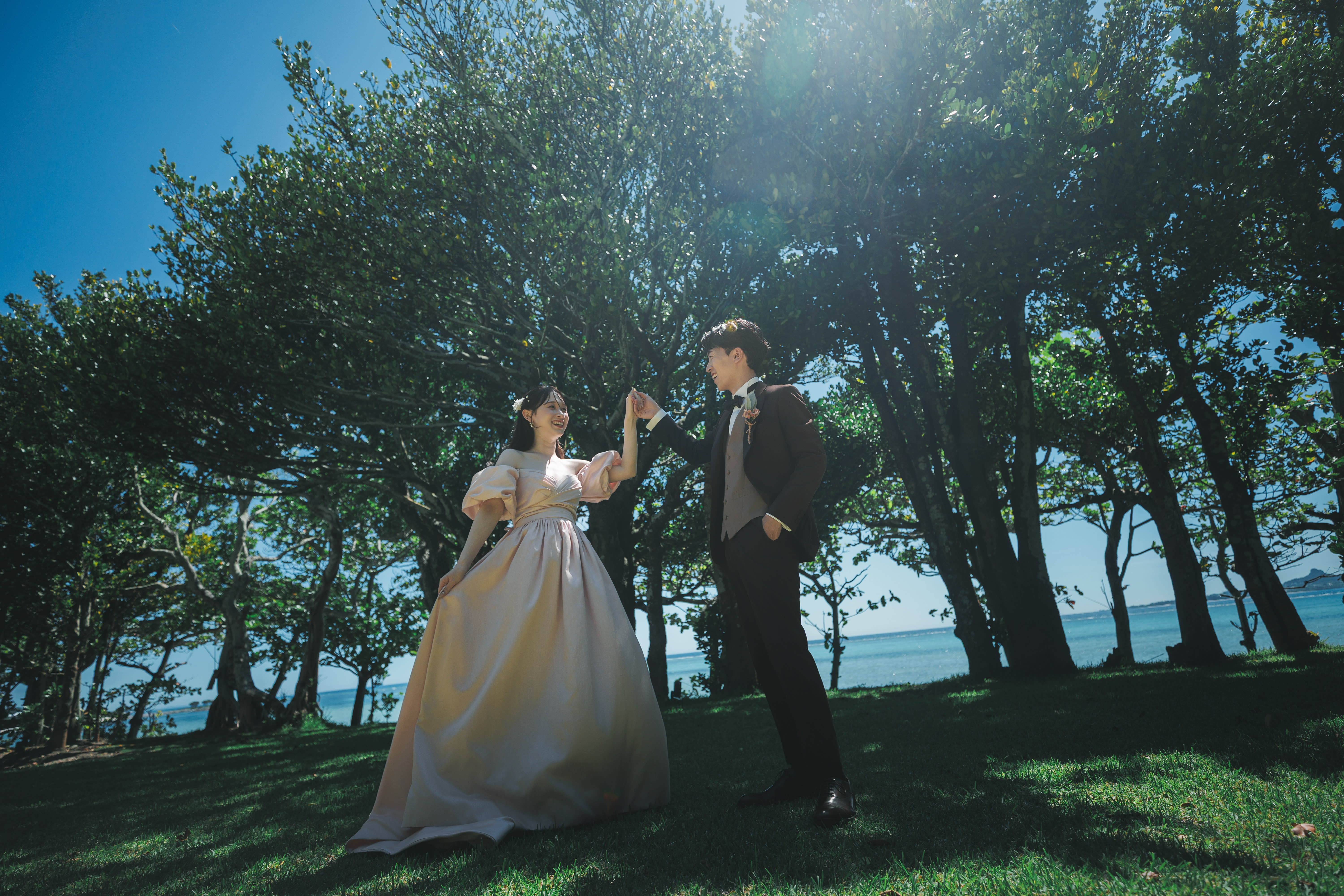 北部ビーチ＋フクギプラン | スタジオSUNS | フォトウェディング・前撮り・結婚写真