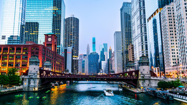 Chicago's water sources have a high mineral content
