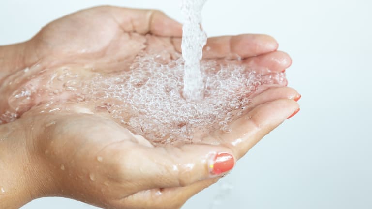 Clean water after replacing old galvanized pipes
