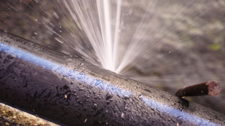 Copper pinhole leaks can cause significant water damage